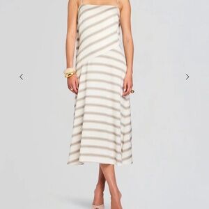 NWT SER.O.YA Kaia Satin Maxi Dress